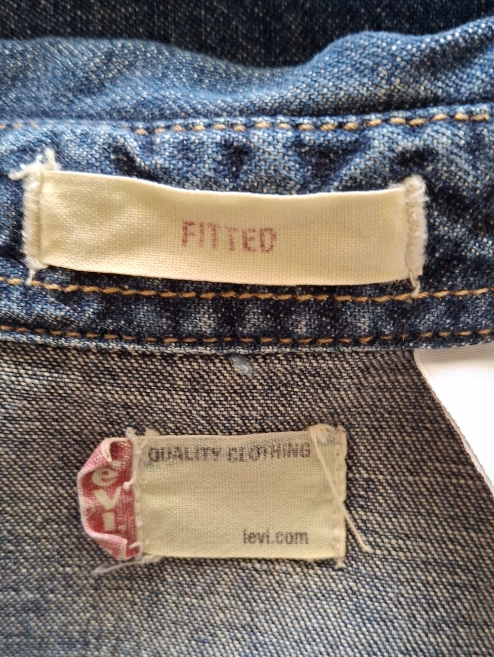 Levi's Denim Western Button Down Shirt - Picture 5 of 7